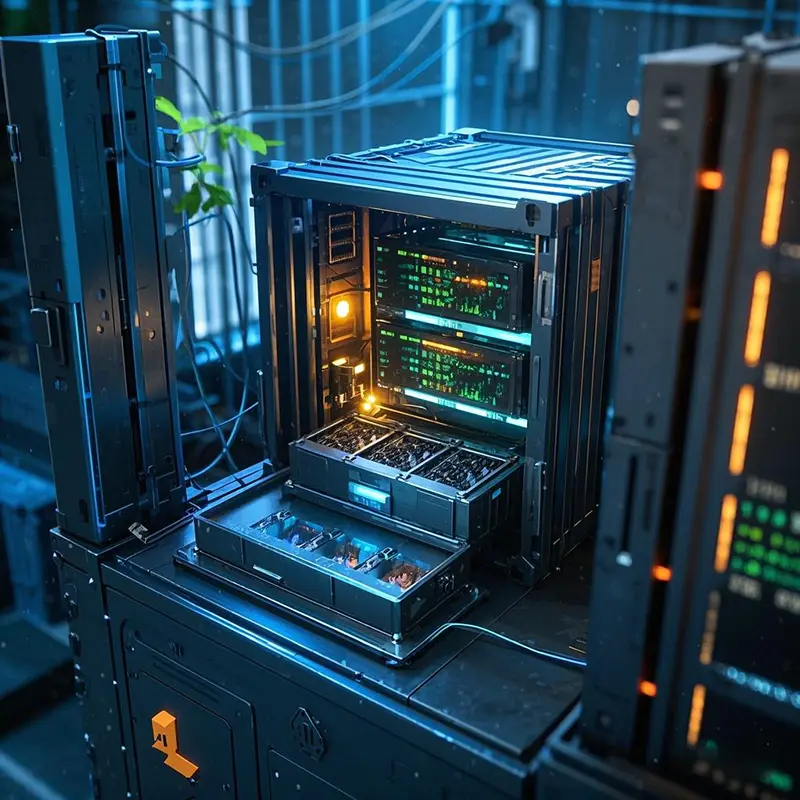 Cev za računalniško sobo za virtualno valuto